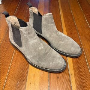 To Boot New York Men's Suede Chelsea Boots - Tan